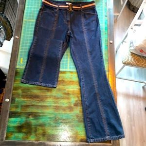 CK Bell bottom Jeans 👖 with Belt